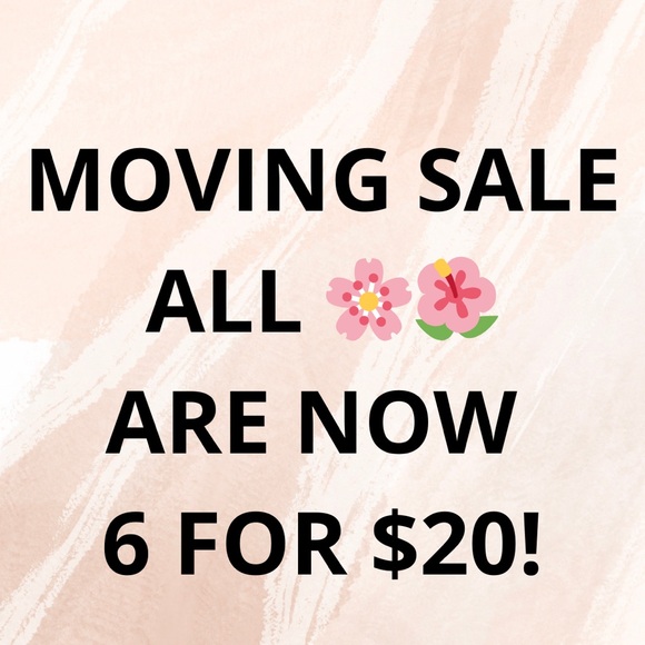 Tops - Moving Sale All Flower Items on sale